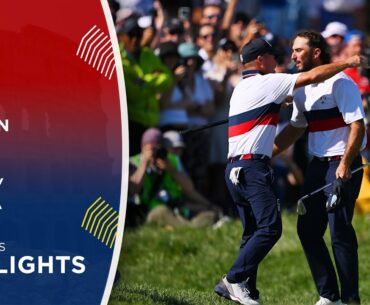 Homa/Harman vs Lowry/Straka Highlights | 2023 Ryder Cup
