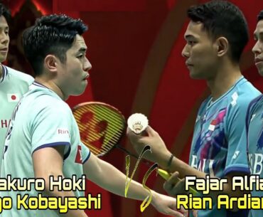 Takuro Hoki/Yugo Kobayashi vs Fajar Alfian/M. Rian Ardianto|| Highlight BWF World Tour Final 2022