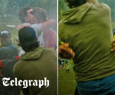 Golfer tackled by security guard during celebrations at Canadian Open