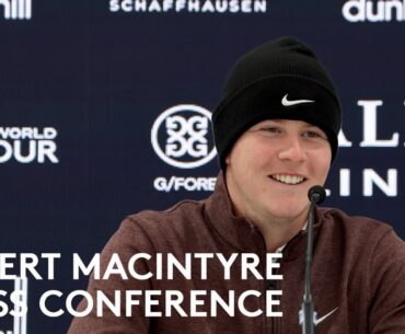 Robert MacIntyre Press Conference | 2023 Alfred Dunhill Links Championship