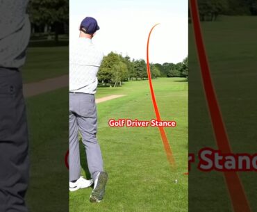 Stop Slicing The Driver - Golf Stance Lesson
