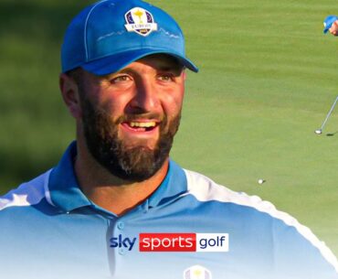 WOULD YOU BELIEVE IT?! | Take a bow, Jon Rahm 👏 Europe HALVE match at Ryder Cup!