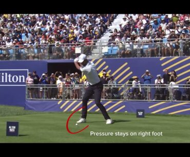 Novak Djoković unique golf swing at Ryder Cup All Stars 🌟