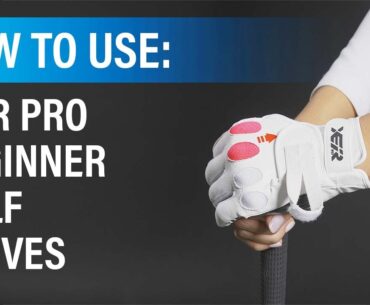 How to Use XEIR PRO Golf Training Grip POWERGLOVE : Golf Beginner 101