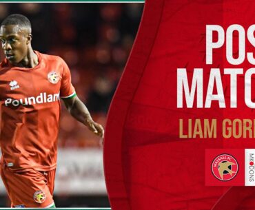 Post-match: Liam Gordon reflects on goalless draw against MK Dons
