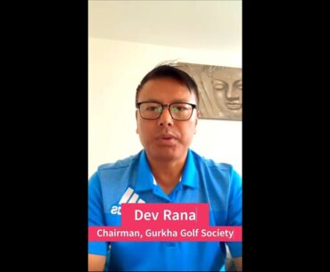Sungabha Open Golf Championship personal message from Dev Rana Chairman Gurkha Golf Society #shorts