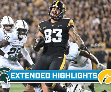 Michigan State at Iowa | Extended Highlights | Big Ten Football | Sept. 30, 2023