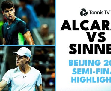 Carlos Alcaraz vs Jannik Sinner | Beijing 2023 Semi-Final Highlights
