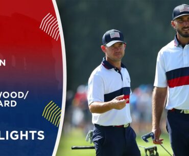Homa/Harman vs Fleetwood/Højgaard Highlights | 2023 Ryder Cup