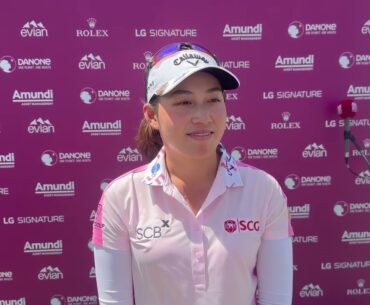 Atthaya Thitikul Sunday Flash Interview 2023 Evian Chamionship © LPGA Tour