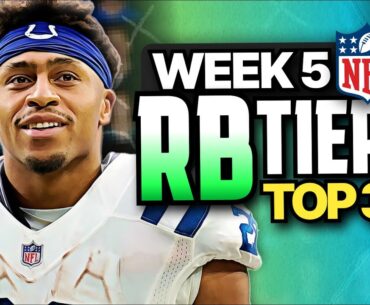 Week 5 Fantasy Football RB Rankings (Top 36)