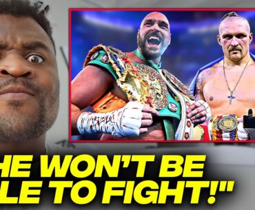 Francis Ngannou REACTS To Tyson Fury VS Oleksandr Usyk FIGHT...