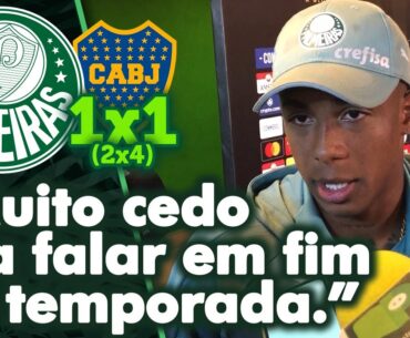 KEVIN FALOU NA ZONA MISTA APÓS ELIMINAÇÃO DO PALMEIRAS NOS PÊNALTIS NA LIBERTADORES 2023