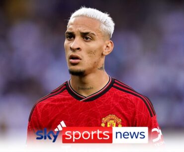 Manchester United's Antony returns to training
