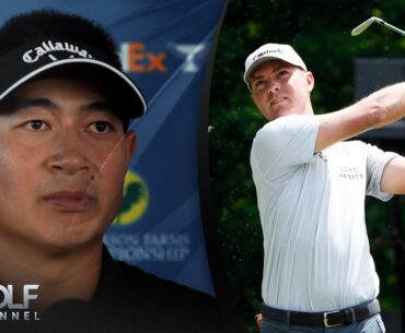 Ben Griffin leads Carl Yuan entering Sunday at Sanderson Farms Champ. | Golf Central | Golf Channel