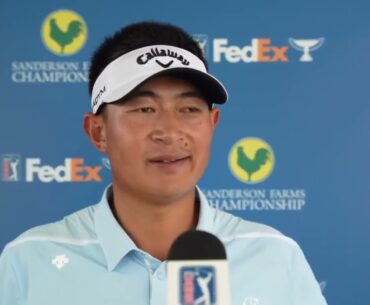 Carl Yuan Friday Flash Interview 2023 Sanderson Farms Championship