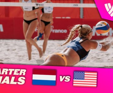 Stam/Schoon vs. Hughes/Cheng - Quarter Finals Highlights Paris 2023 #BeachProTour