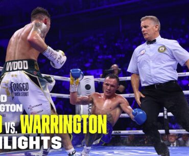 CRAZY KO! Leigh Wood Knocks Out Josh Warrington!