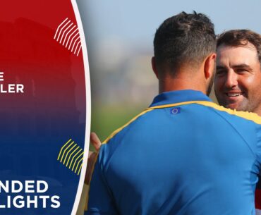 Scottie Scheffler vs Jon Rahm Extended Highlights | 2023 Ryder Cup