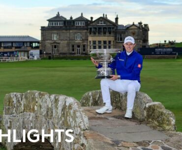 Matt Fitzpatrick Wins His 9th Tour Title | Round Highlights | 2023 Alfred Dunhill Links Championship