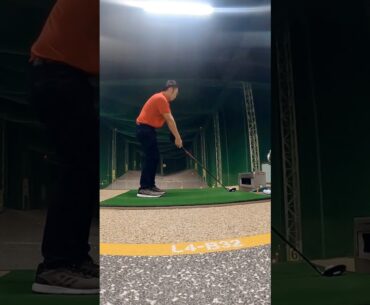 Awkward hybrid golf swing but it works #golf #sggolf #taylormade