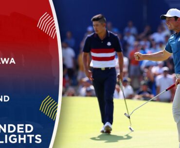 Collin Morikawa vs Viktor Hovland Extended Highlights | 2023 Ryder Cup
