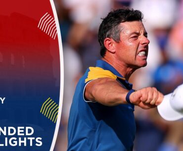Sam Burns vs Rory McIlroy Extended Highlights | 2023 Ryder Cup
