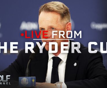 Luke Donald confident 'fearless' Europe ready to fight | Live From the Ryder Cup | Golf Channel