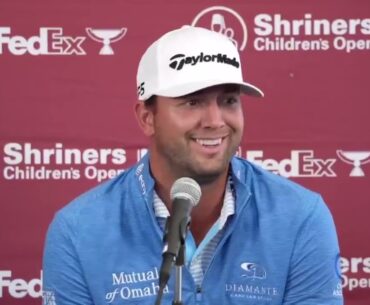 Taylor Montgomery Tuesday Press Conference 2023 Shriners Children´s Open
