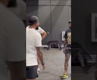 OBJ & Rashod Bateman Working Out in the Lab Together 🔥😳 #nfl #shorts