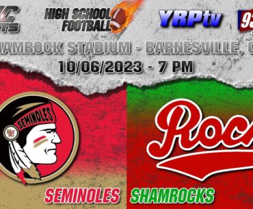 Monroe Central Seminoles at Barnesville Shamrocks High School Football 10.06.2023