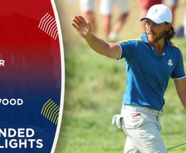 Rickie Fowler vs Tommy Fleetwood Extended Highlights | 2023 Ryder Cup