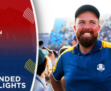 Jordan Spieth vs Shane Lowry Extended Highlights | 2023 Ryder Cup