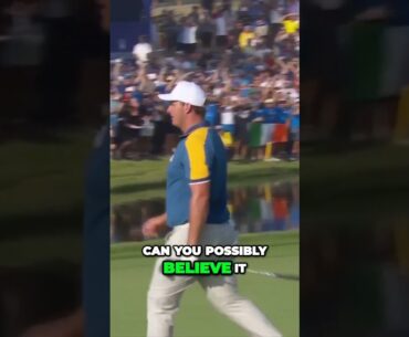 ⛳ Sepp Straka's Spectacular Chip-In at the 2023 Ryder Cup! 🏌️‍♂️⛳ #shorts #rydercup #seppstraka