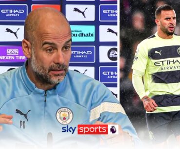 "He cannot do it" 👀 | Guardiola on Walker adapting to inverted fullback role in new formation