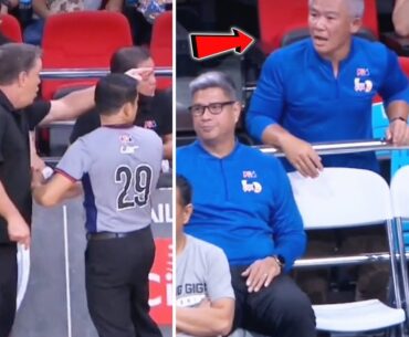 Coach TIM wanna Fight Chot Reyes after this happened! HEATED exchange!