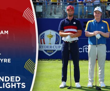 Wyndham Clark vs Robert MacIntyre Highlights | 2023 Ryder Cup