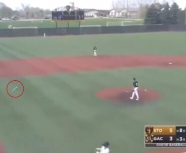College Player Ejected For Excessive Bat Flip