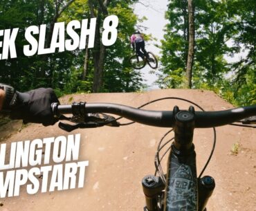 Trek Slash 8 Bike Park... Really Fun - Killington Jumpstart - Raw