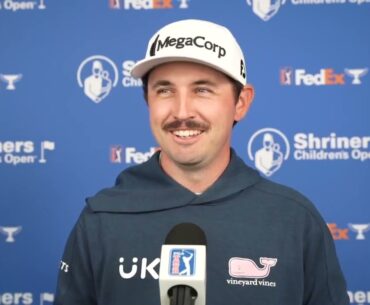 JT Poston Thursday Flash Interview 2023 Shriners Children's Open