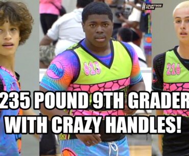 235 POUND 9TH GRADER WITH HANDLES! These Hoopers WENT CRAZY at MSHTV!