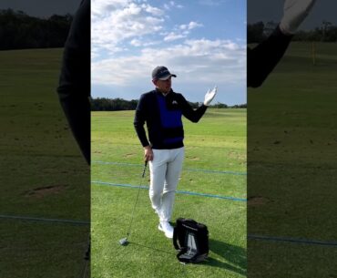 Matt Wallace on the range with Trackman 🟧 #golf #shorts #golfing