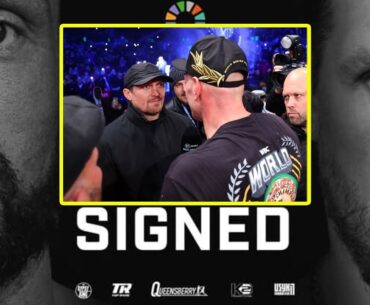 Tyson Fury vs Oleksandr Usyk: UNDISPUTED IS SIGNED!! Sealed? Delivered? - SO REACTS!