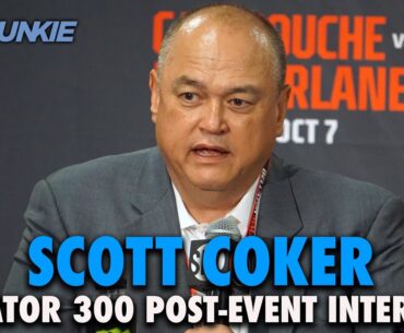 Scott Coker Responds to Dana White, Uncertain of Bellator's Future Amid Sale Rumors | Bellator 300