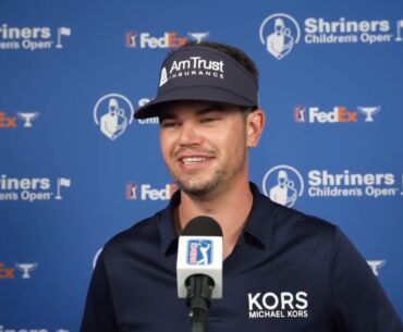 Beau Hossler · Round 1 · Interview · 2023 Shriners Children's Open · PGA Tour