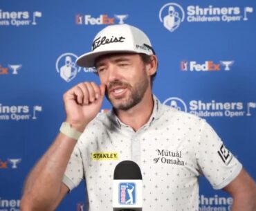 Lanto Griffin Friday Flash Interview 2023 Shriners Children's Open