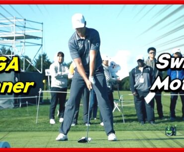 PGA Winner "Luke List" Powerful Driver-Iron Swings & Slow Motions