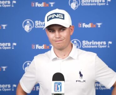 Trevor Werbylo Friday Flash Interview 2023 Shriners Children's Open