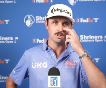 JT Poston Friday Flash Interview 2023 Shriners Children's Open