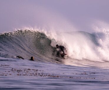 SURFING A REMOTE REEF BREAK IN CANADA WITH ROWDY SEA LIONS (RAW POV)